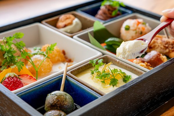 夏の果実の和スイーツを楽しむ<br> 【松花堂アフタヌーンティー】の画像